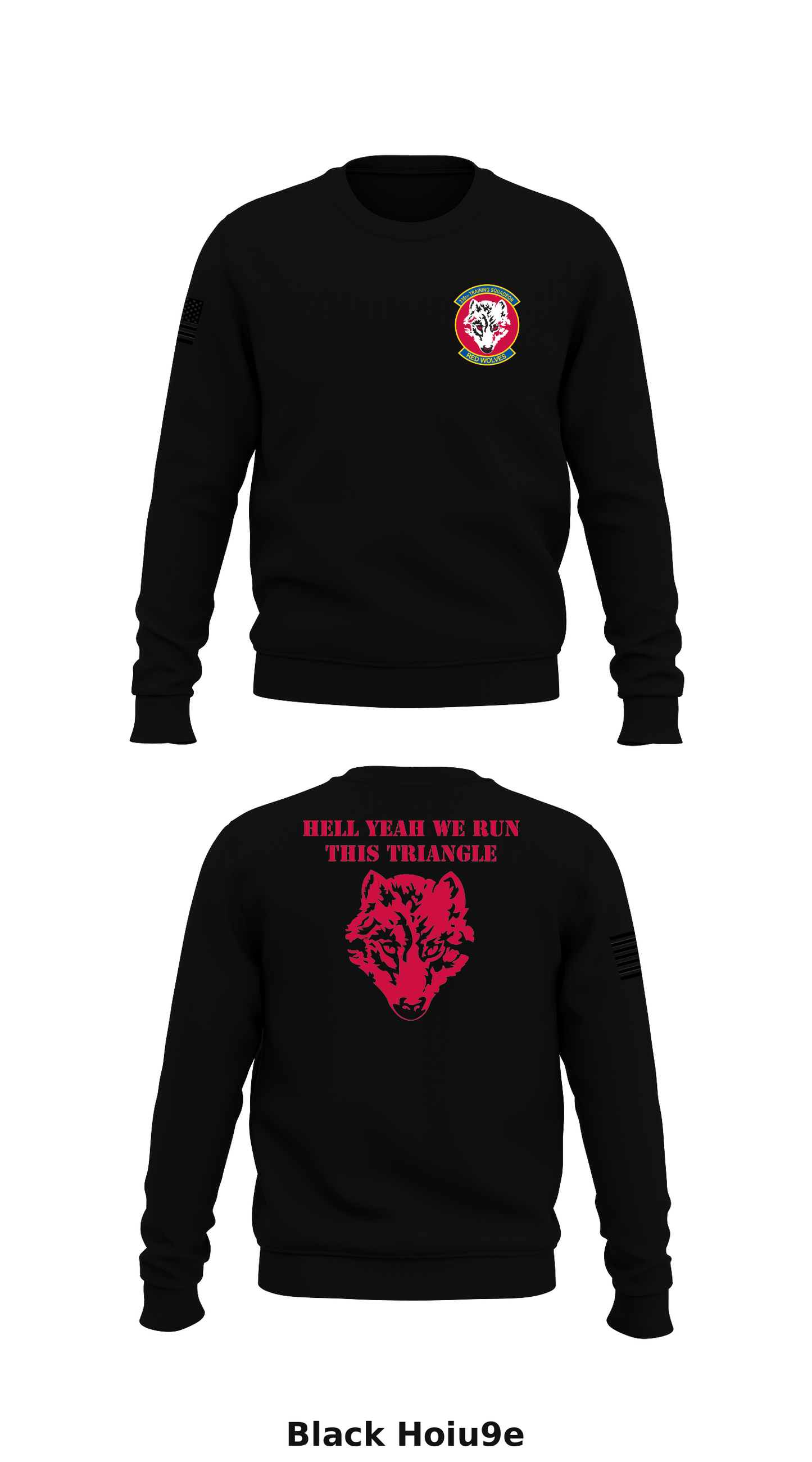 336th red wolves Store 1 Core Men's Crewneck Performance Sweatshirt - Hoiu9e