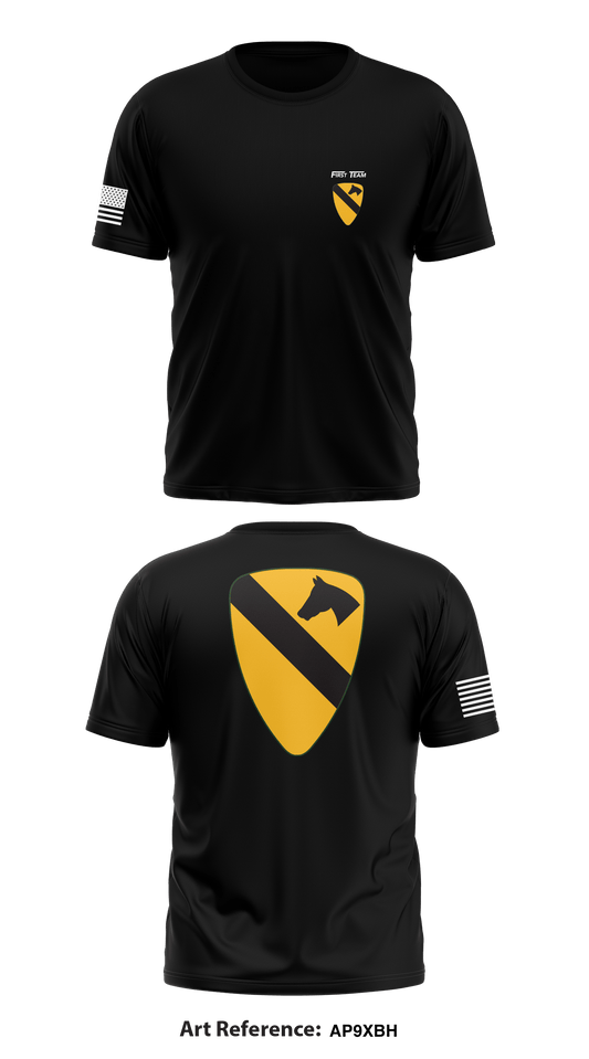 1st Cavalry Division Store 1 Core Men's SS Performance Tee - AP9XbH