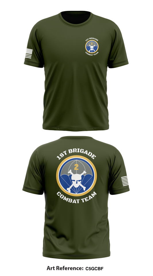 1st Brigade Combat Team Store 1 Core Men's SS Performance Tee - c5GCBF