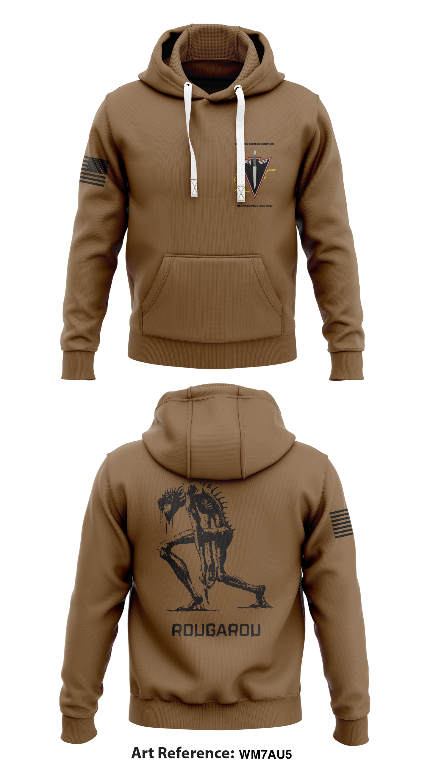 1st Platoon, Charlie Troop, 3-71 CAV Store 1  Core Men's Hooded Performance Sweatshirt - Wm7Au5