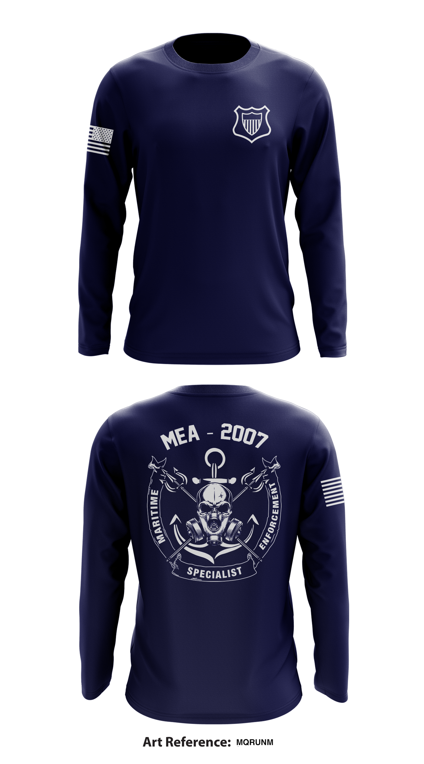 ME A school 2007 Core Men's LS Performance Tee - mQruNm