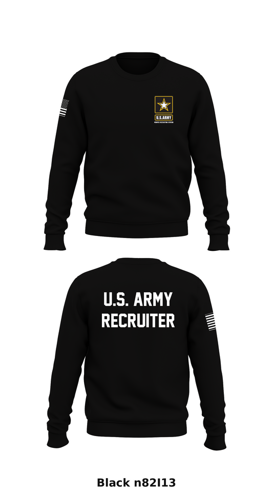 US ARMY MENIFEE RECRUITING STATION Store 1 Core Men's Crewneck Performance Sweatshirt - n82I13