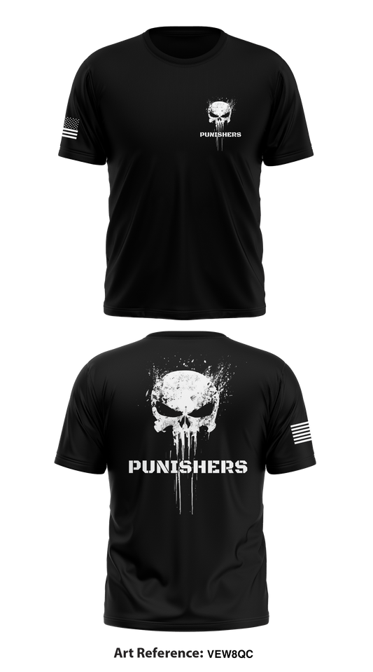 Punishers Store 2 Core Men's SS Performance Tee - VeW8Qc