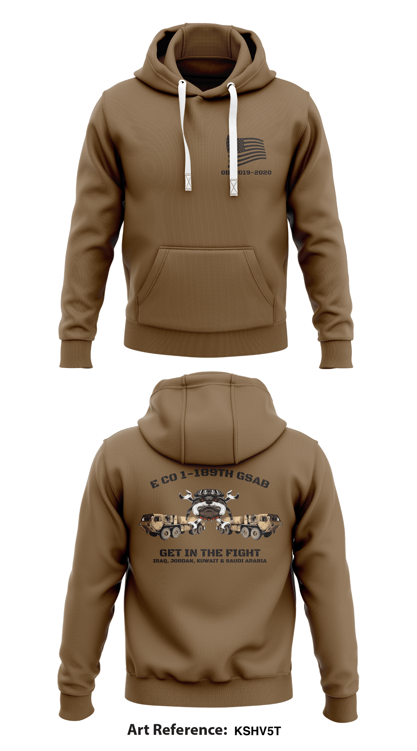 E Co 1-189th GSAB  Store 1  Core Men's Hooded Performance Sweatshirt - KshV5T