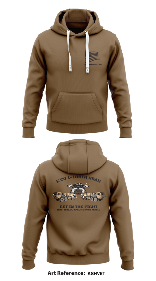 E Co 1-189th GSAB  Store 1  Core Men's Hooded Performance Sweatshirt - KshV5T