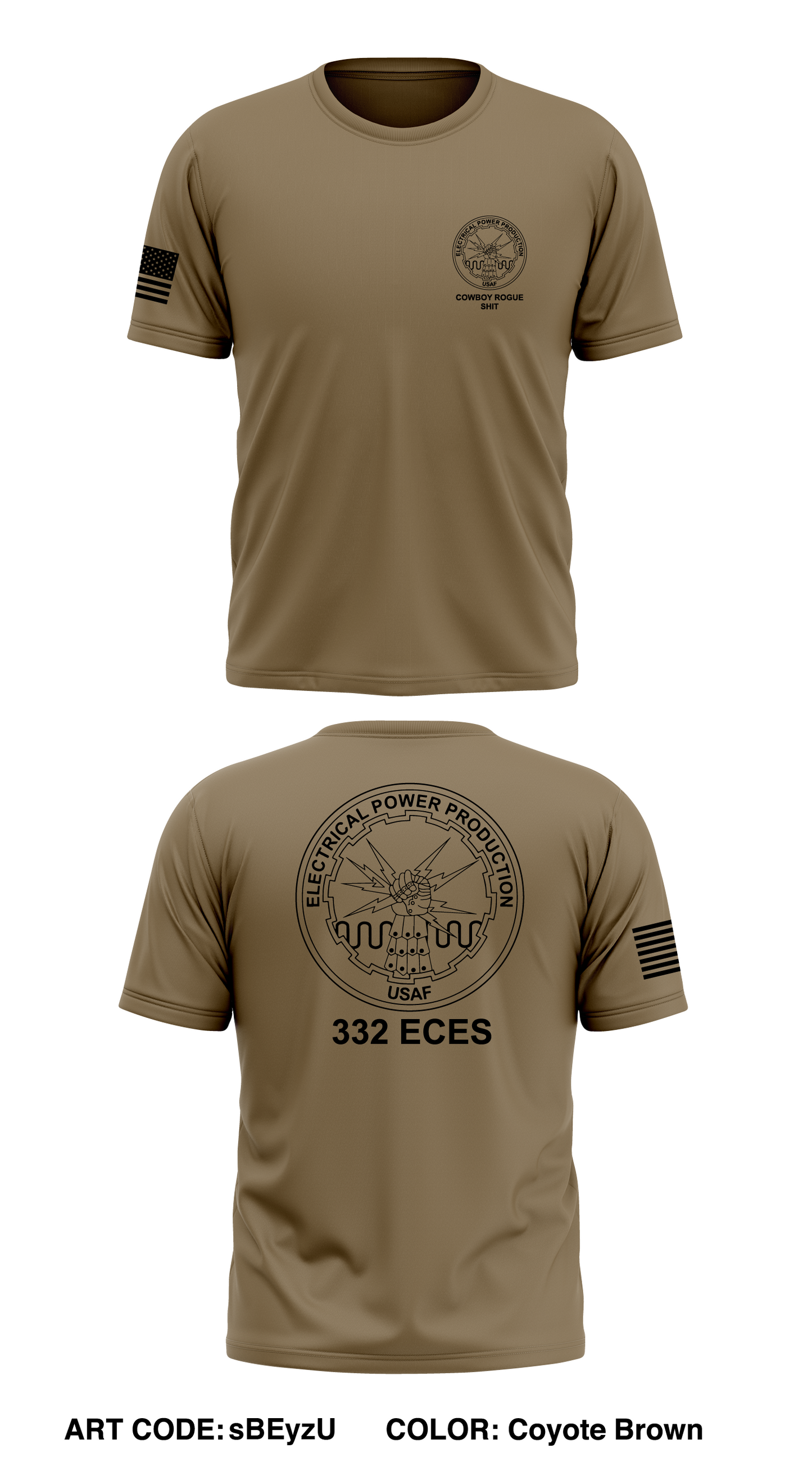 332 Power Pro Store 1 Core Men's SS Performance Tee - sBEyzU