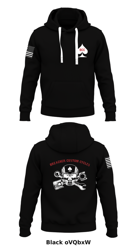 Breacher Custom Cycles Store 1  Core Men's Hooded Performance Sweatshirt - oVQbxW
