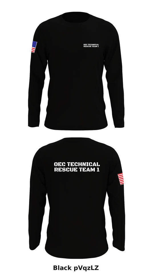 OEC Technical Rescue Team 1 Store 1 Core Men's LS Performance Tee - pVqzLZ