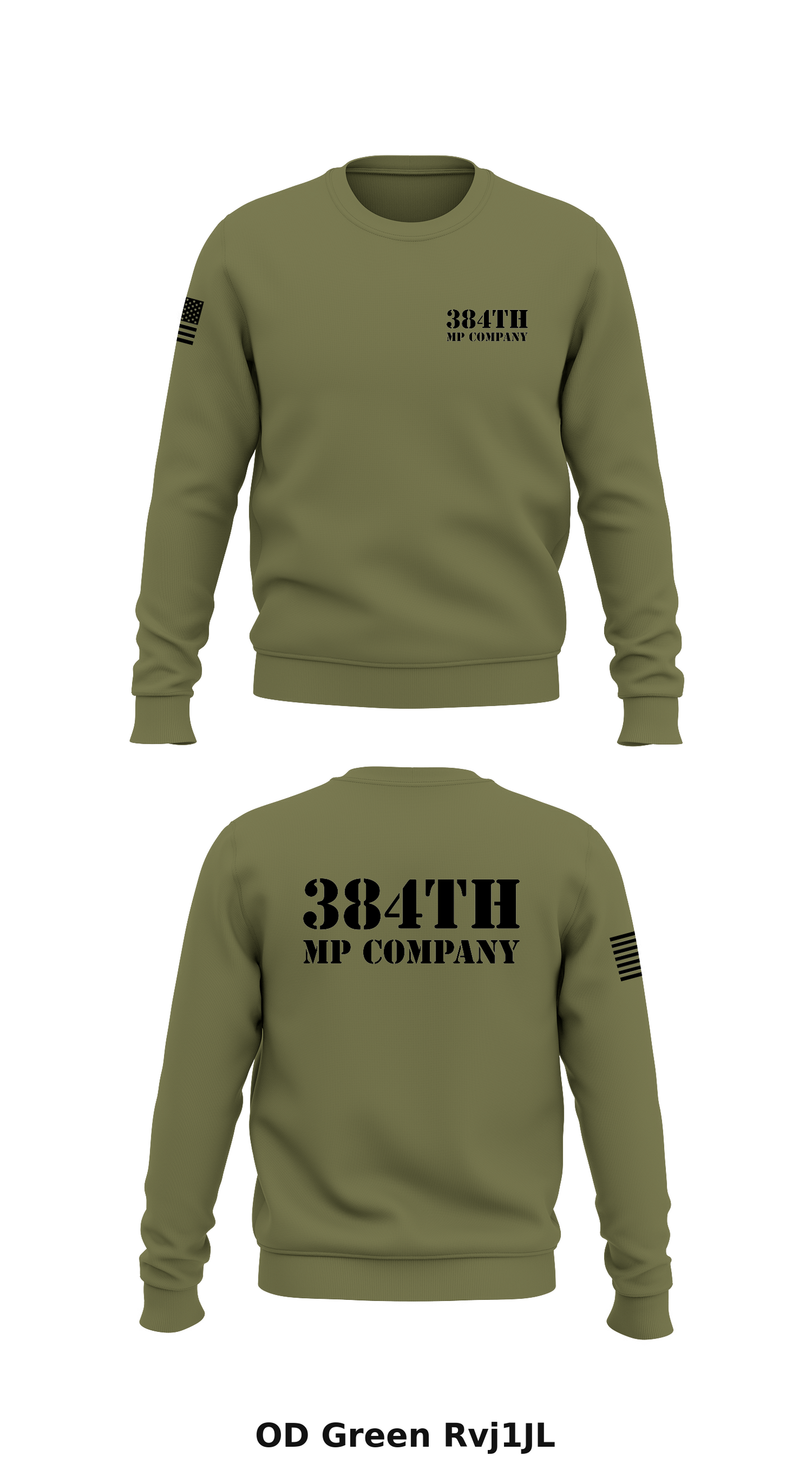 384th MP Company Store 1 Core Men's Crewneck Performance Sweatshirt - Rvj1JL