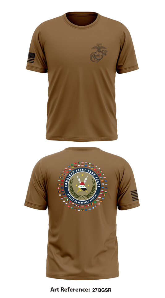 Combined Joint Task Force-Operation Inherent Resolve Store 1 Core Men's SS Performance Tee - 27QGSR
