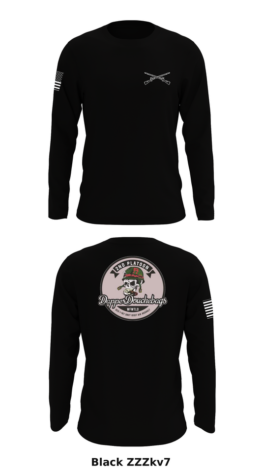 D co 1-187 3BCT Store 1 Core Men's LS Performance Tee - ZZZkv7