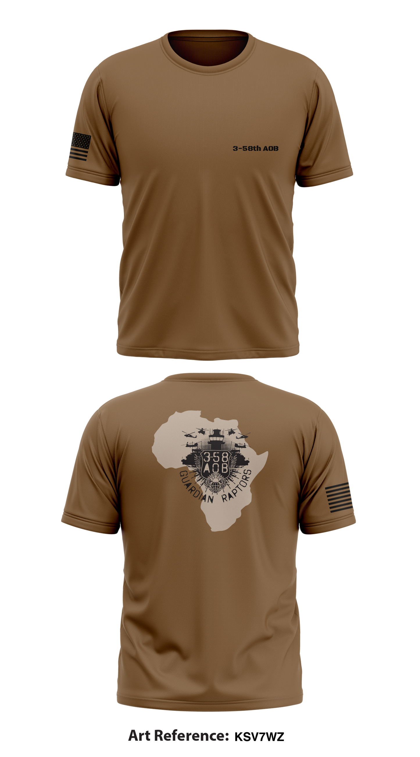 3-58th AOB Store 1 Core Men's SS Performance Tee - KSV7WZ