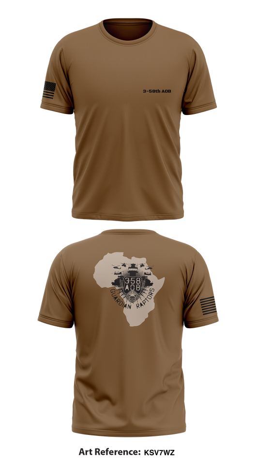 3-58th AOB Store 1 Core Men's SS Performance Tee - KSV7WZ