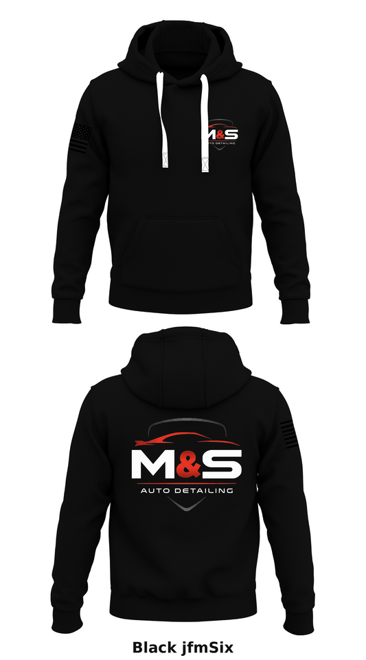 M&S Auto Detailing  Store 1  Core Men's Hooded Performance Sweatshirt - jfmSix
