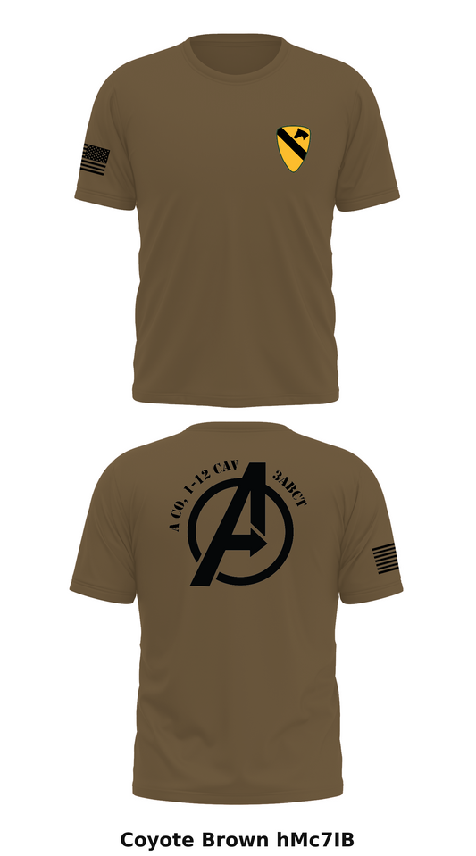 A Co, 1-12 CAV 3ABCT Store 1 Core Men's SS Performance Tee - hMc7IB