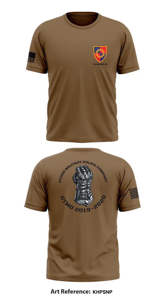223rd Military Police Company Store 1 Core Men's SS Performance Tee - KhPsnp