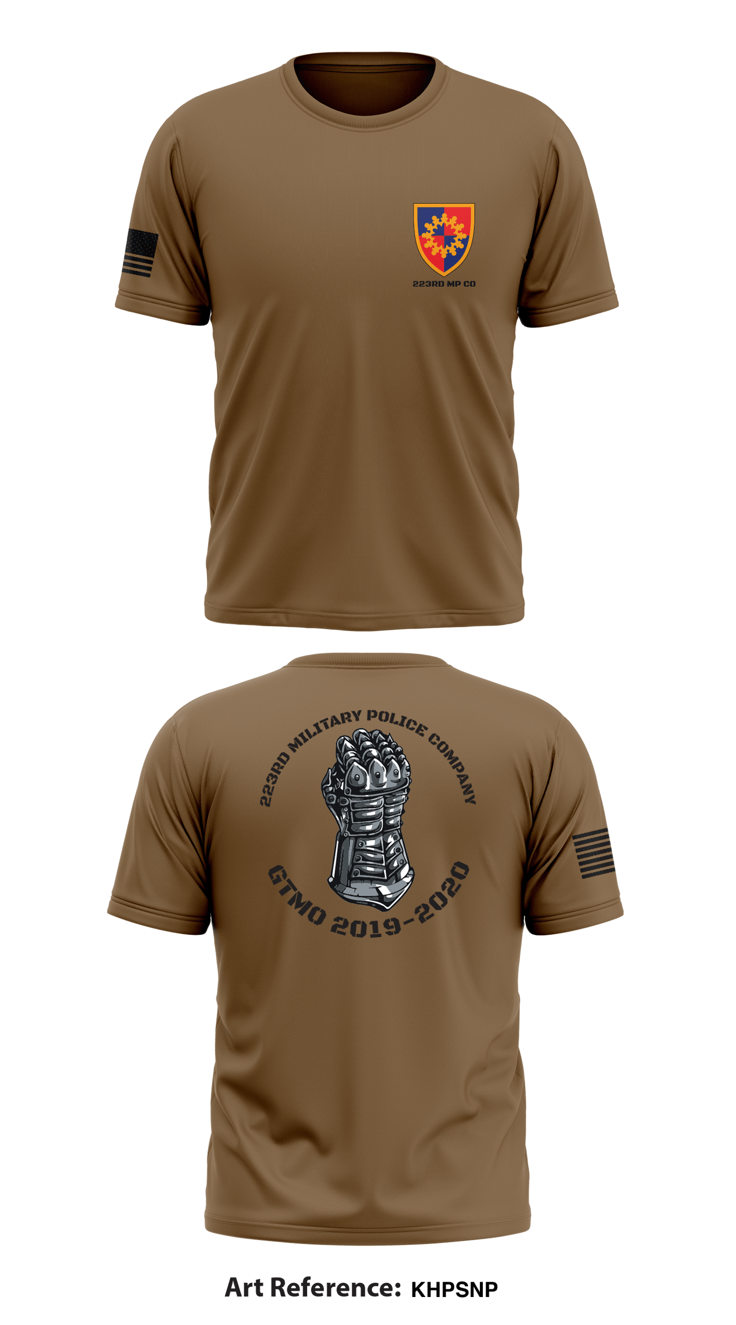 223rd Military Police Company Store 1 Core Men's SS Performance Tee - KhPsnp