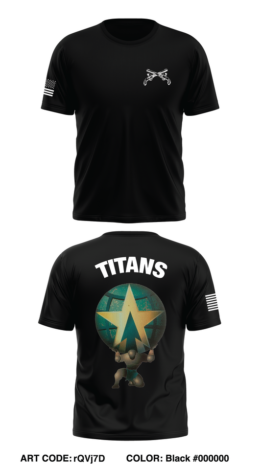 563D Military Police Company Store 1 Core Men's SS Performance Tee - rQVj7D