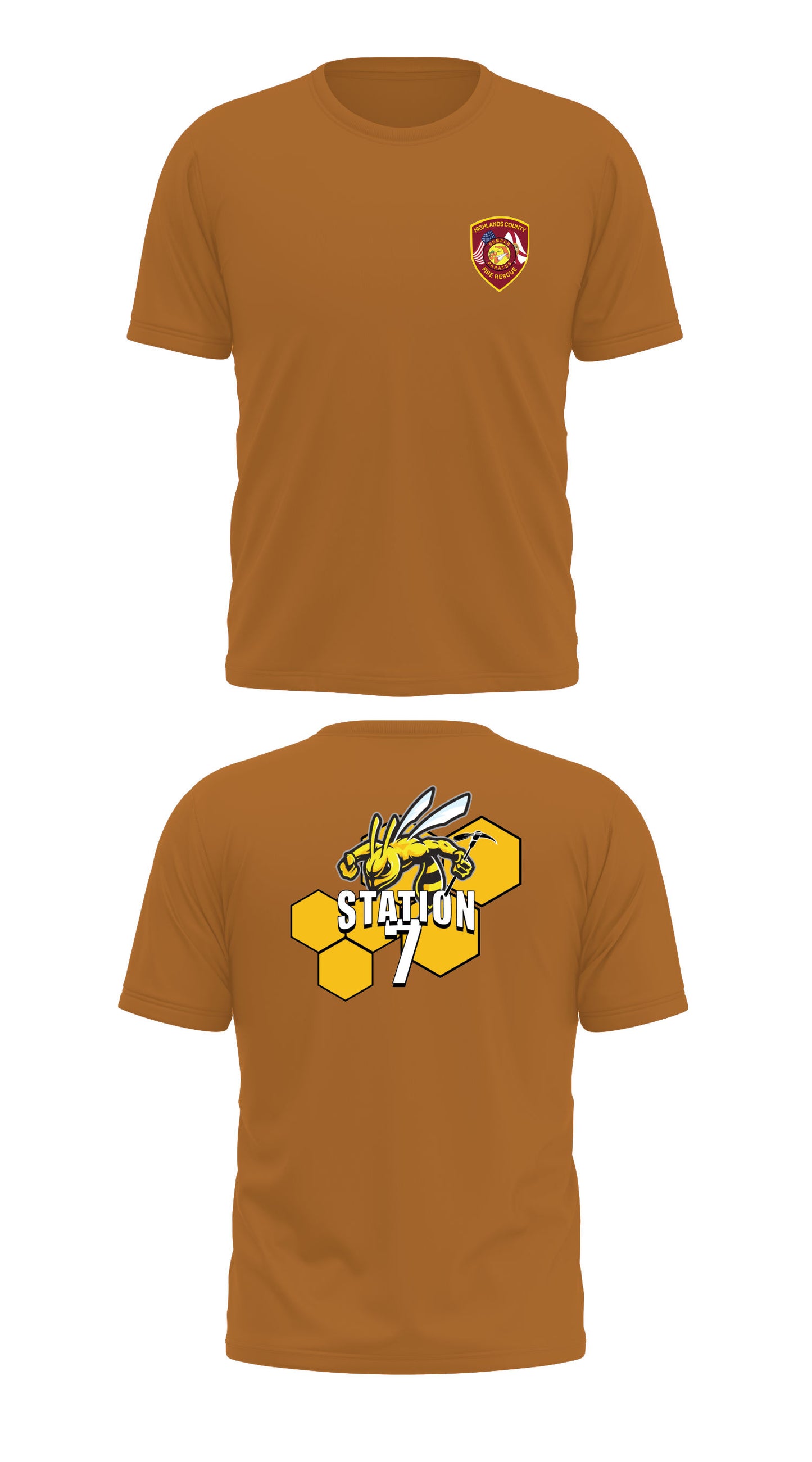 HCFR Station 7 Store 1 Core Men's SS Performance Tee - 87017903220