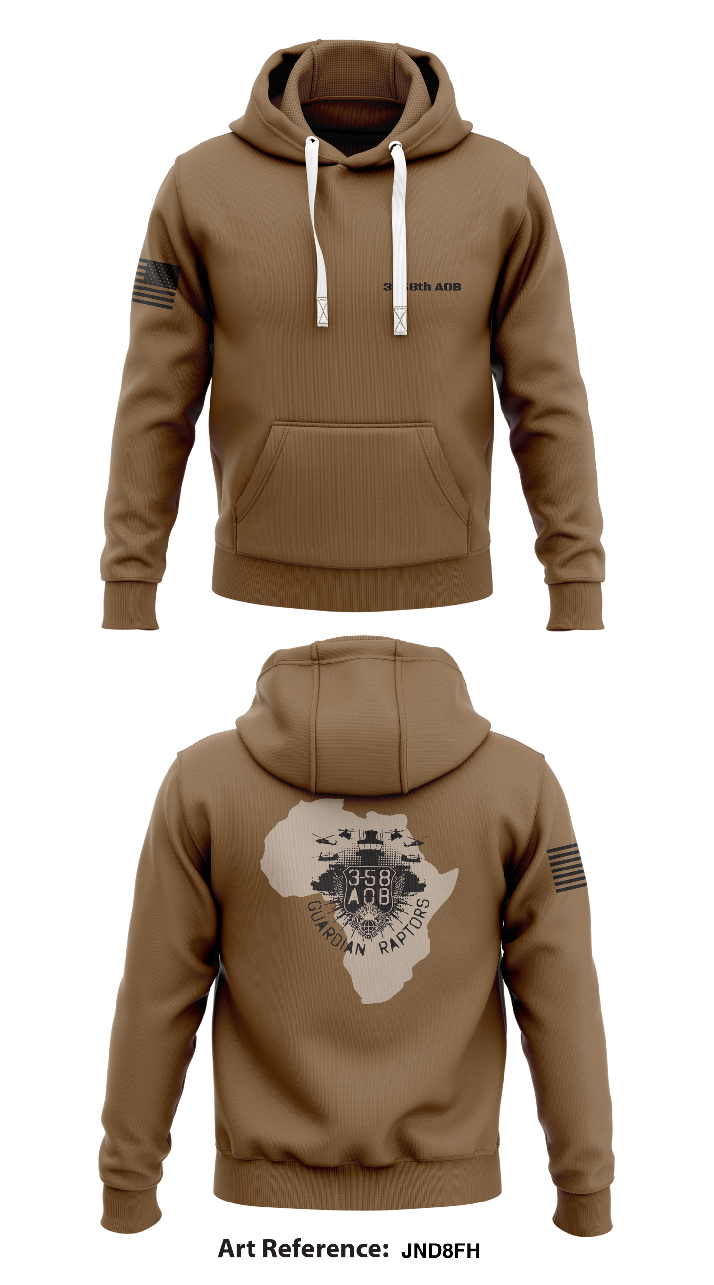 3-58th AOB Store 1  Core Men's Hooded Performance Sweatshirt - JnD8Fh