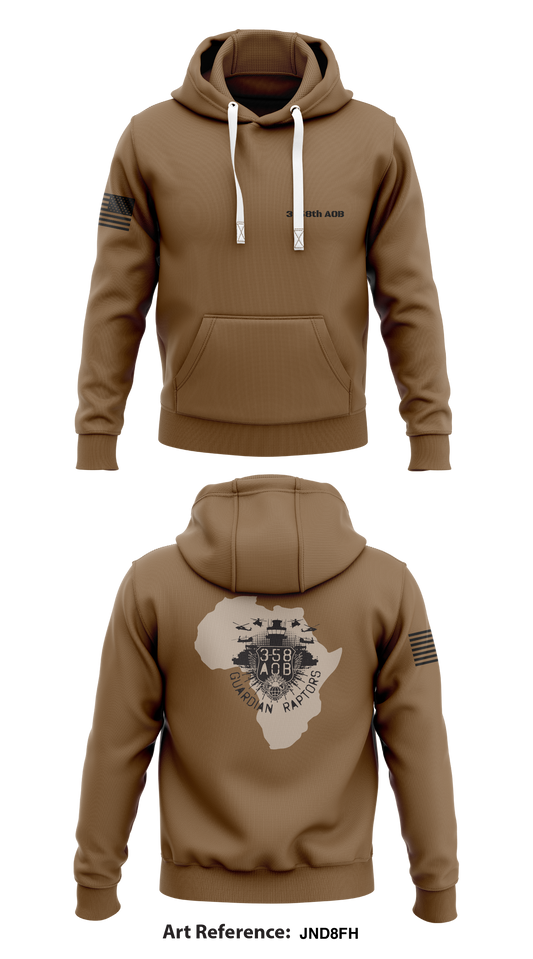 3-58th AOB Store 1  Core Men's Hooded Performance Sweatshirt - JnD8Fh