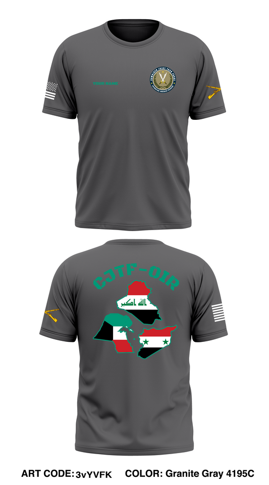CUSTOM 847th HR CO A2 Store 1 Core Men's SS Performance Tee - 3vYVFK