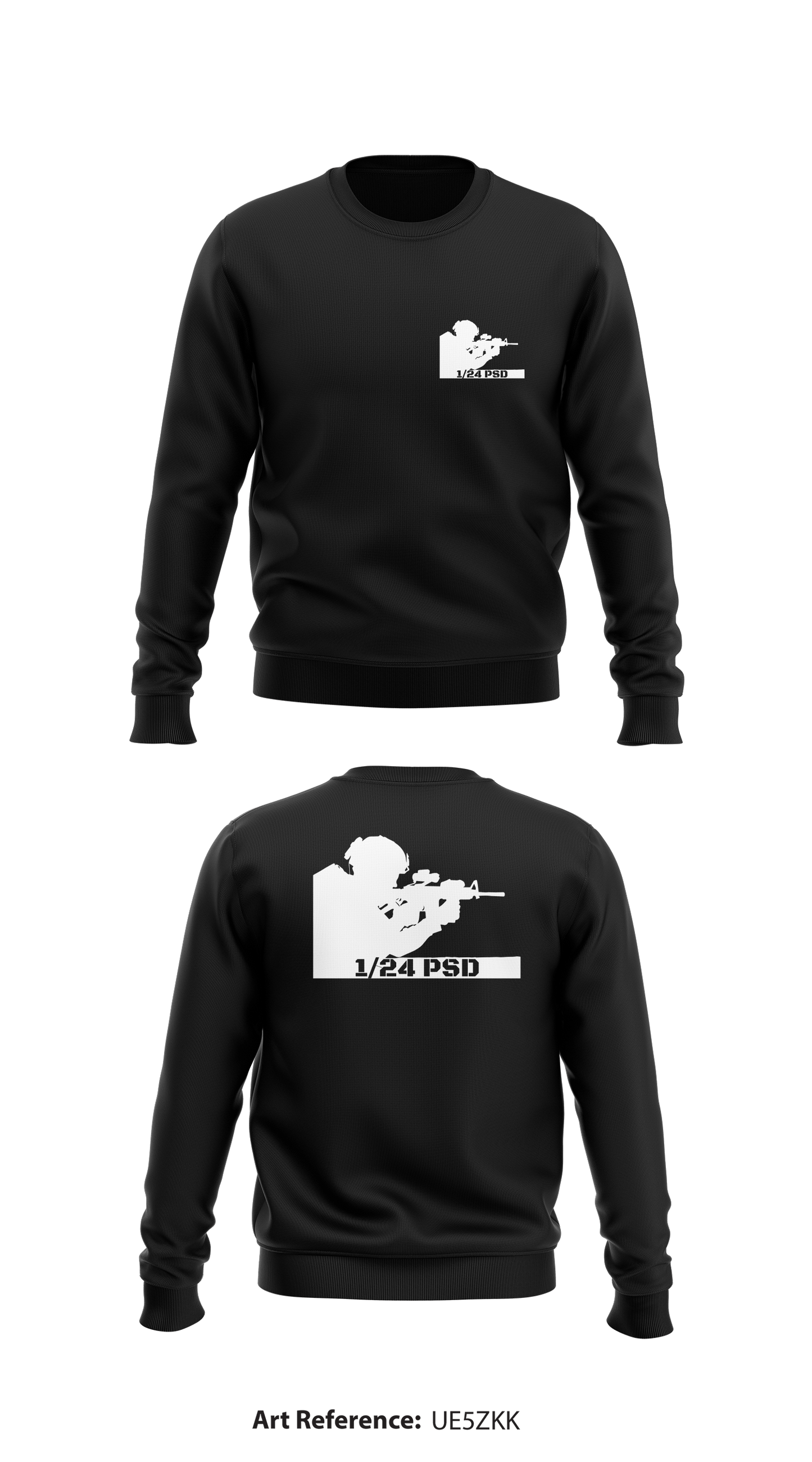 1/24 PSD Store 1 Core Men's Crewneck Performance Sweatshirt - ue5Zkk