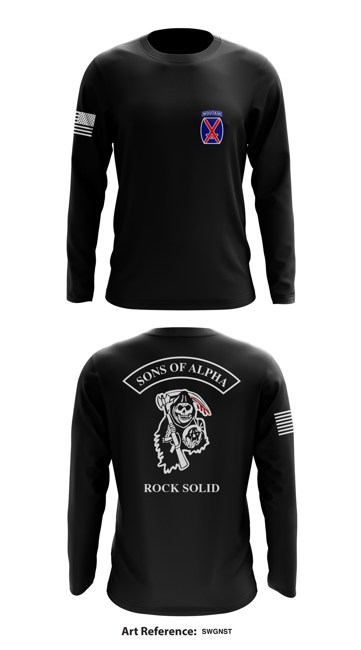 Eddie Store 1 Core Men's LS Performance Tee - swGnSt