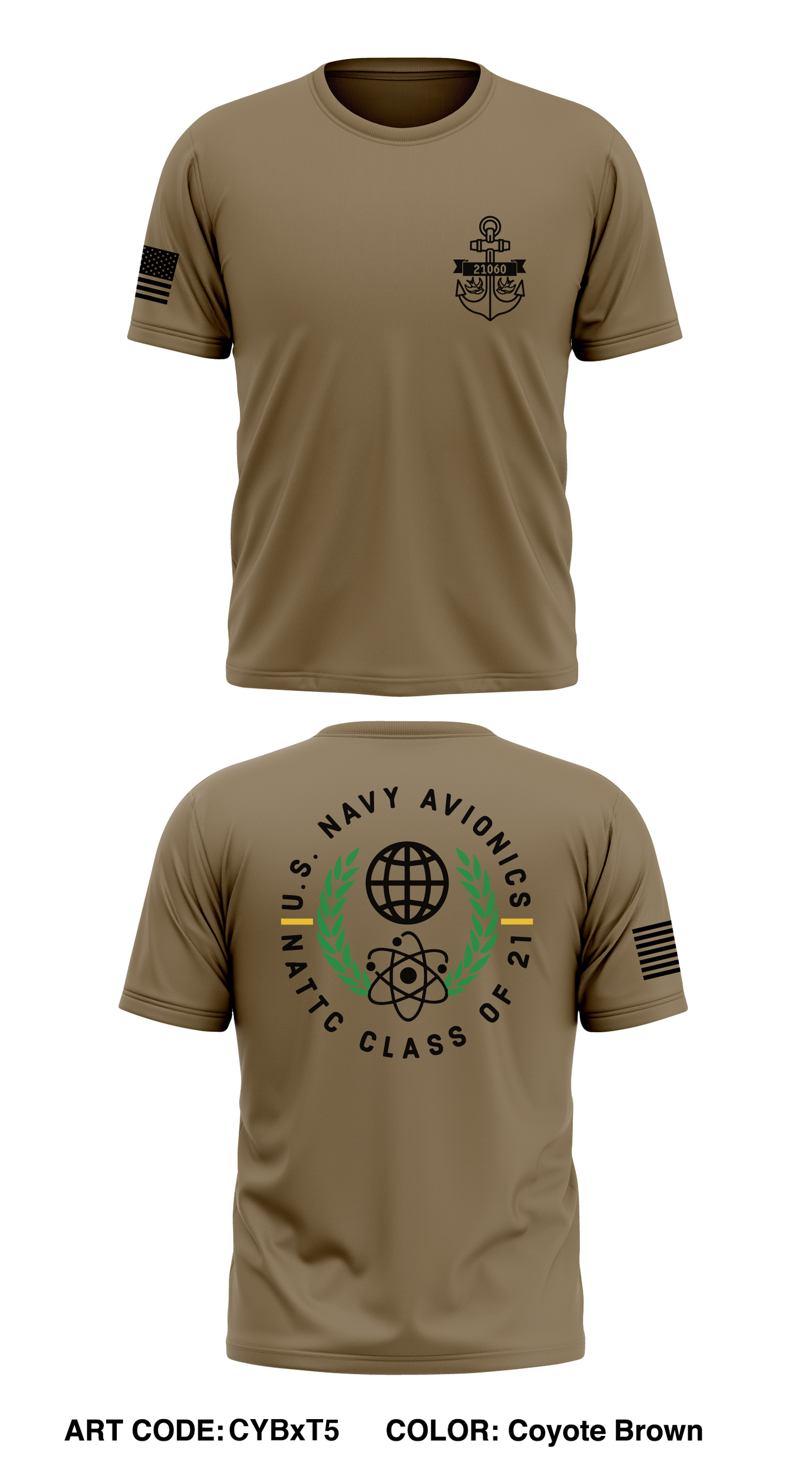 NATTC ATI CLASS 21060 Store 1 Core Men's SS Performance Tee - CYBxT5