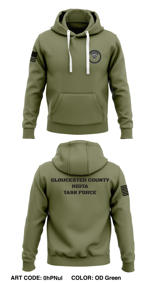 Gloucester County High Intensity Drug Trafficking Area TF - OD Green Store 1  Core Men's Hooded Performance Sweatshirt - 0hPNul