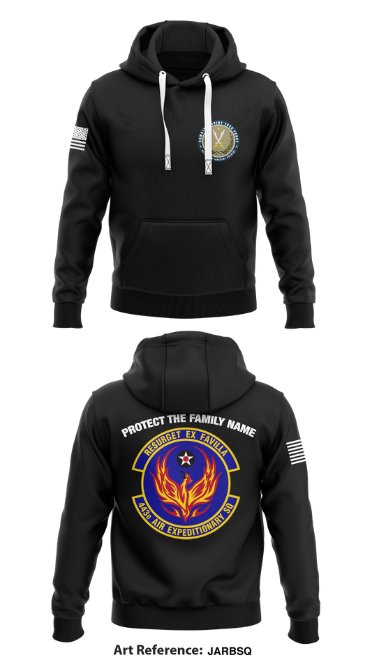 443 AES Store 1  Core Men's Hooded Performance Sweatshirt - JARbSQ