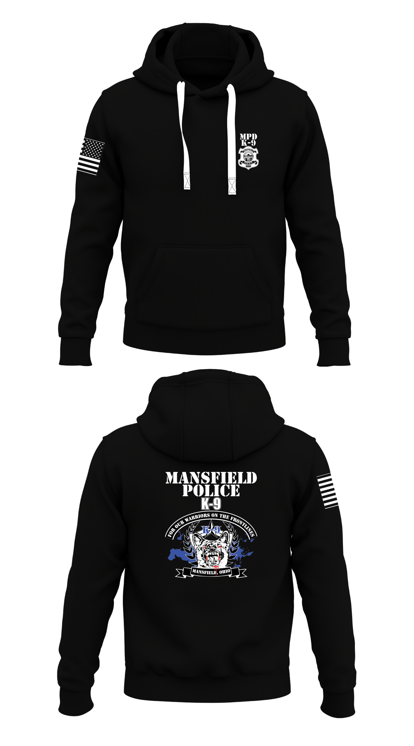 K-9 Police officer Store 1  Core Men's Hooded Performance Sweatshirt - ,O]
