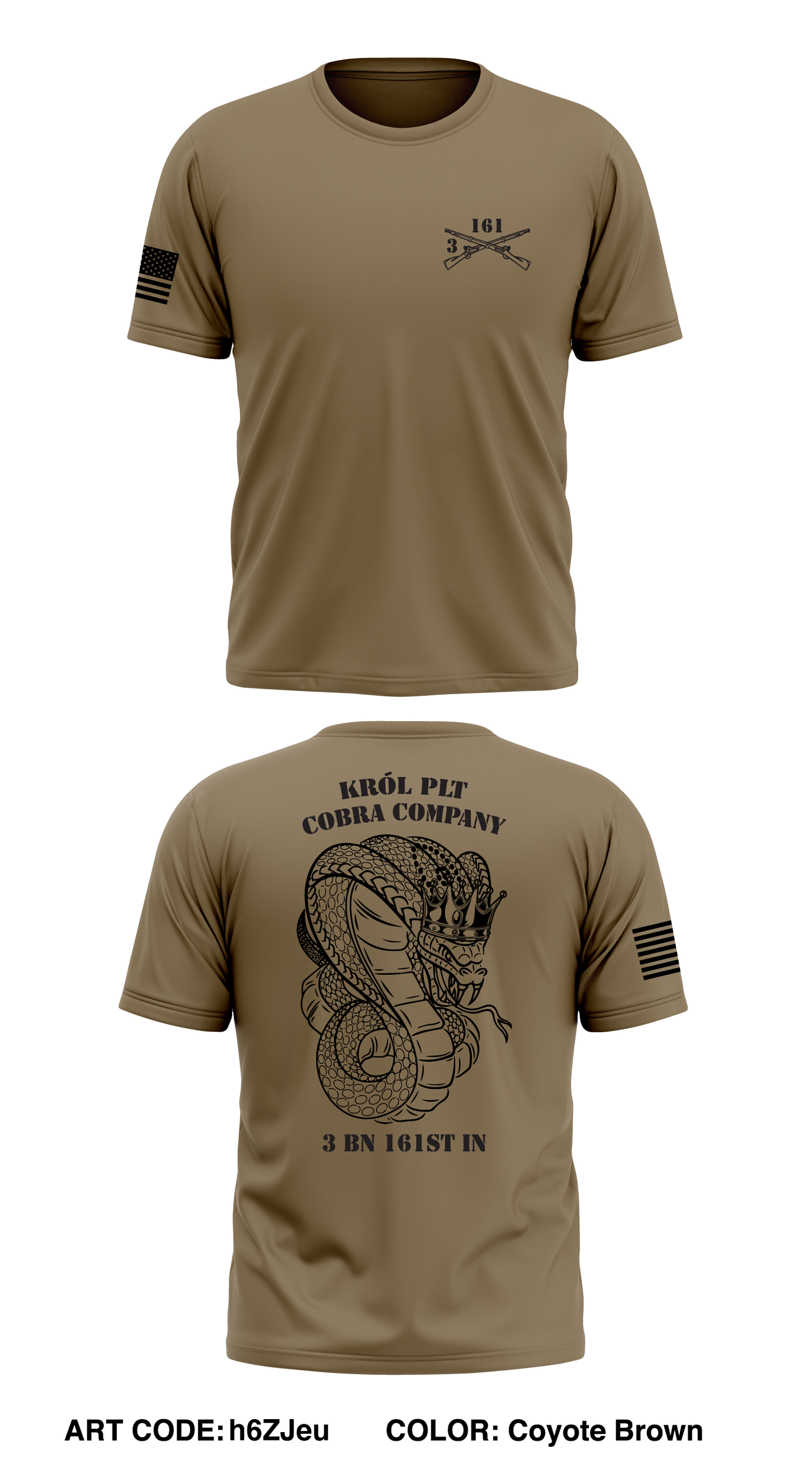 C Co, 3 BN, 161st INF Store 1 Core Men's SS Performance Tee - h6ZJeu