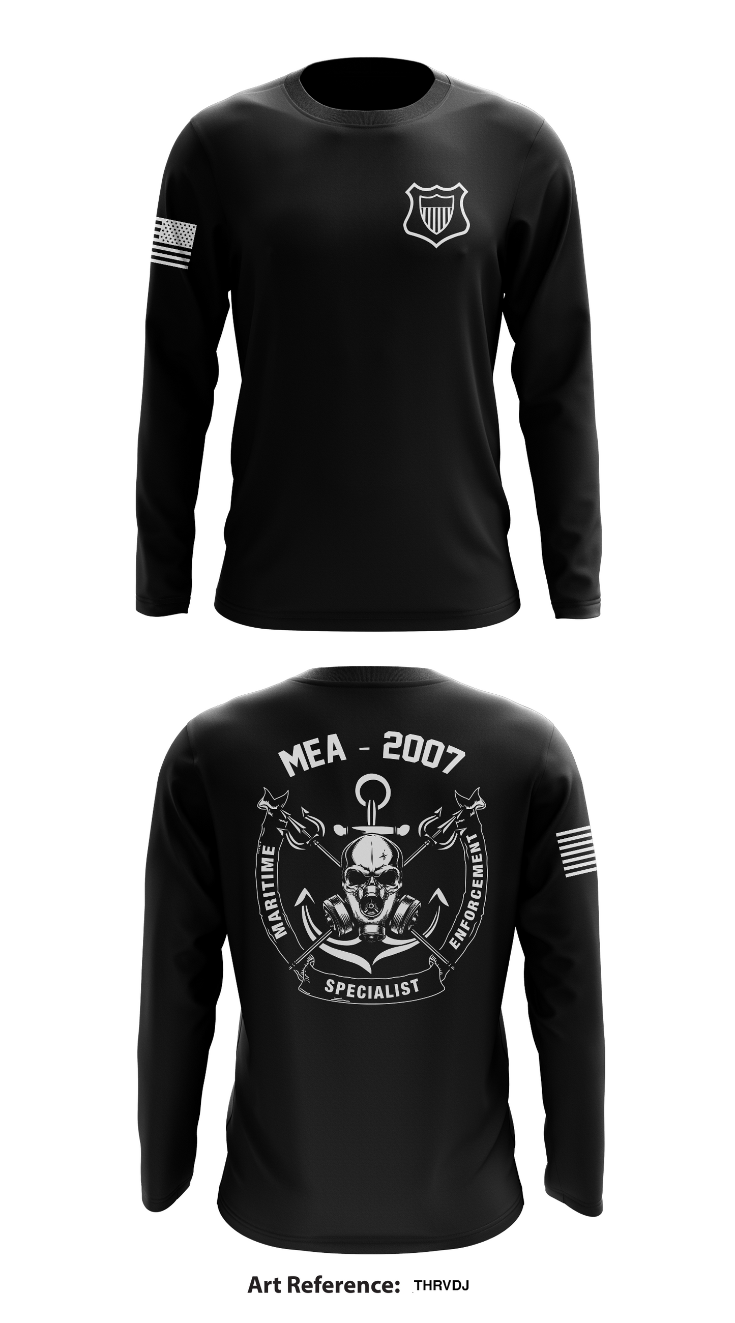 ME A school 2007 Core Men's LS Performance Tee - Thrvdj