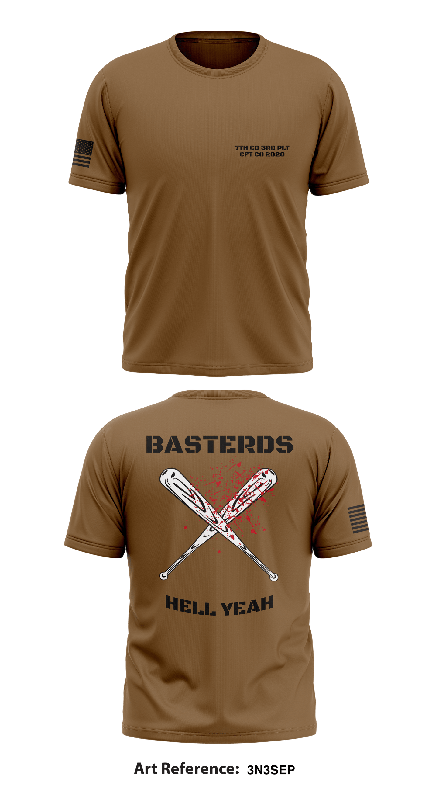 Basterds Store 1 Core Men's SS Performance Tee - 3N3sEP