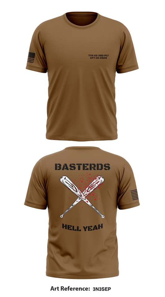 Basterds Store 1 Core Men's SS Performance Tee - 3N3sEP