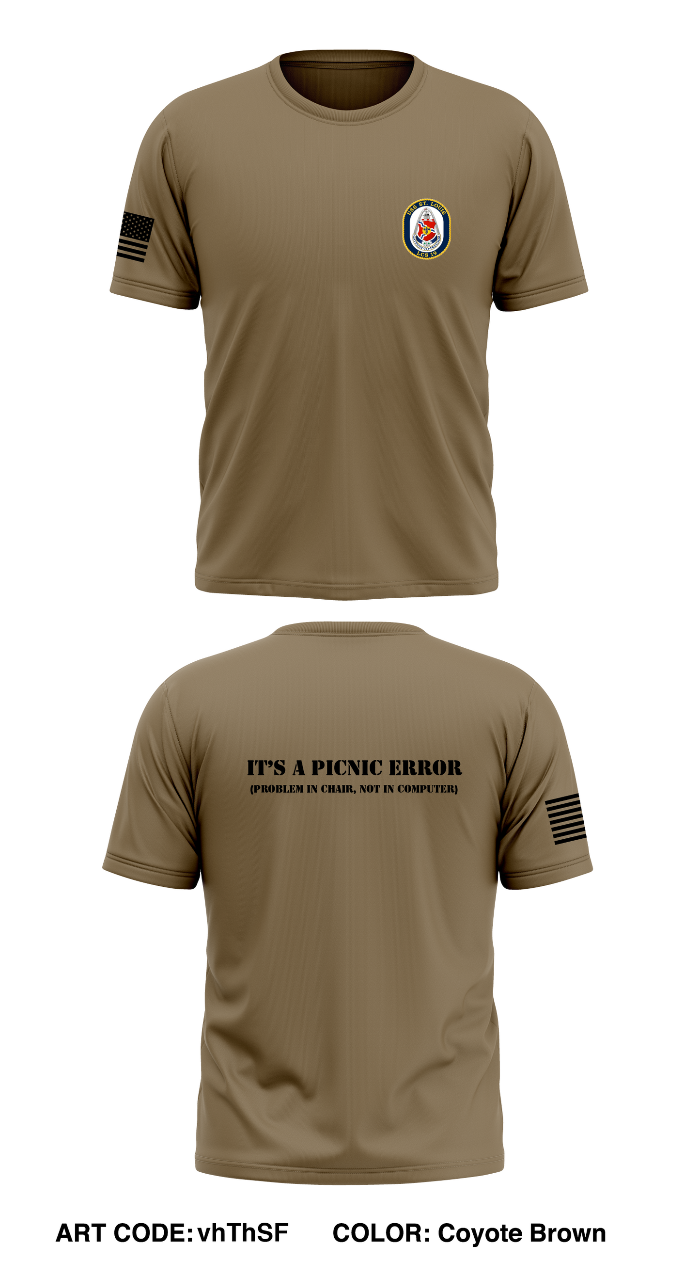 USS Stlouis CE Store 1 Core Men's SS Performance Tee - vhThSF
