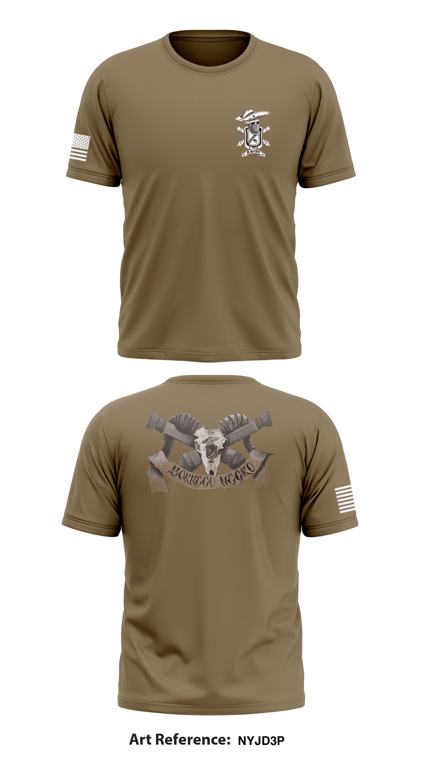 4th plt borrego negro 4/133rd Bravo btry Store 1 Core Men's SS Performance Tee - nyJD3P