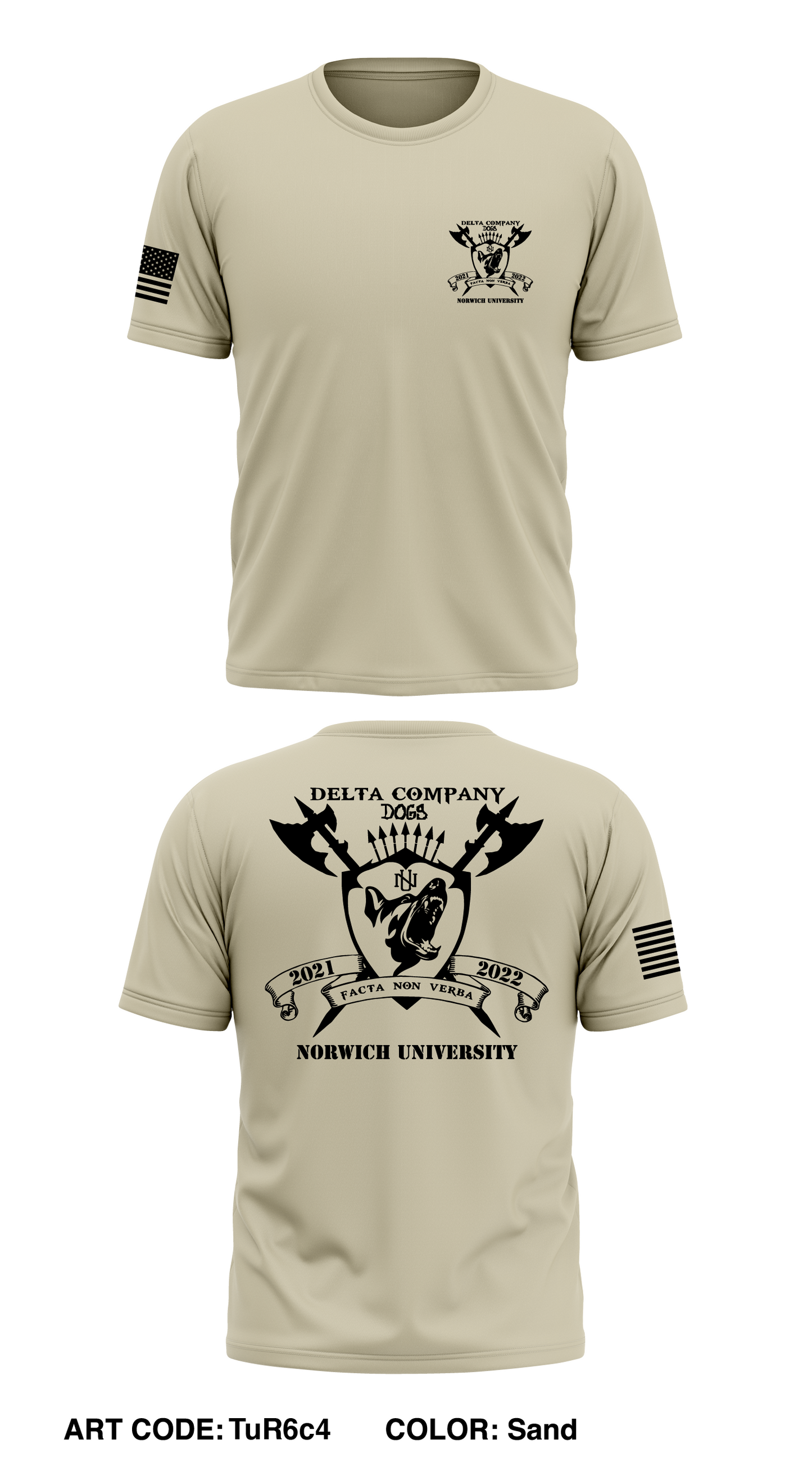 NUCC Delta Company Store 1 Core Men's SS Performance Tee - TuR6c4
