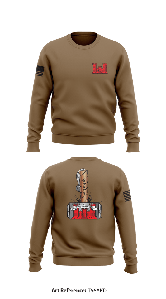 554th ECC Store 1 Core Men's Crewneck Performance Sweatshirt - TA6akD