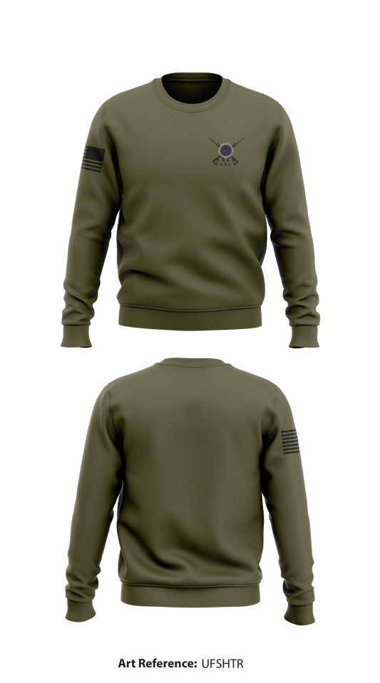 GCRTA Emergency Service Team (EST) Store 1 Core Men's Crewneck Performance Sweatshirt - ufsHTR