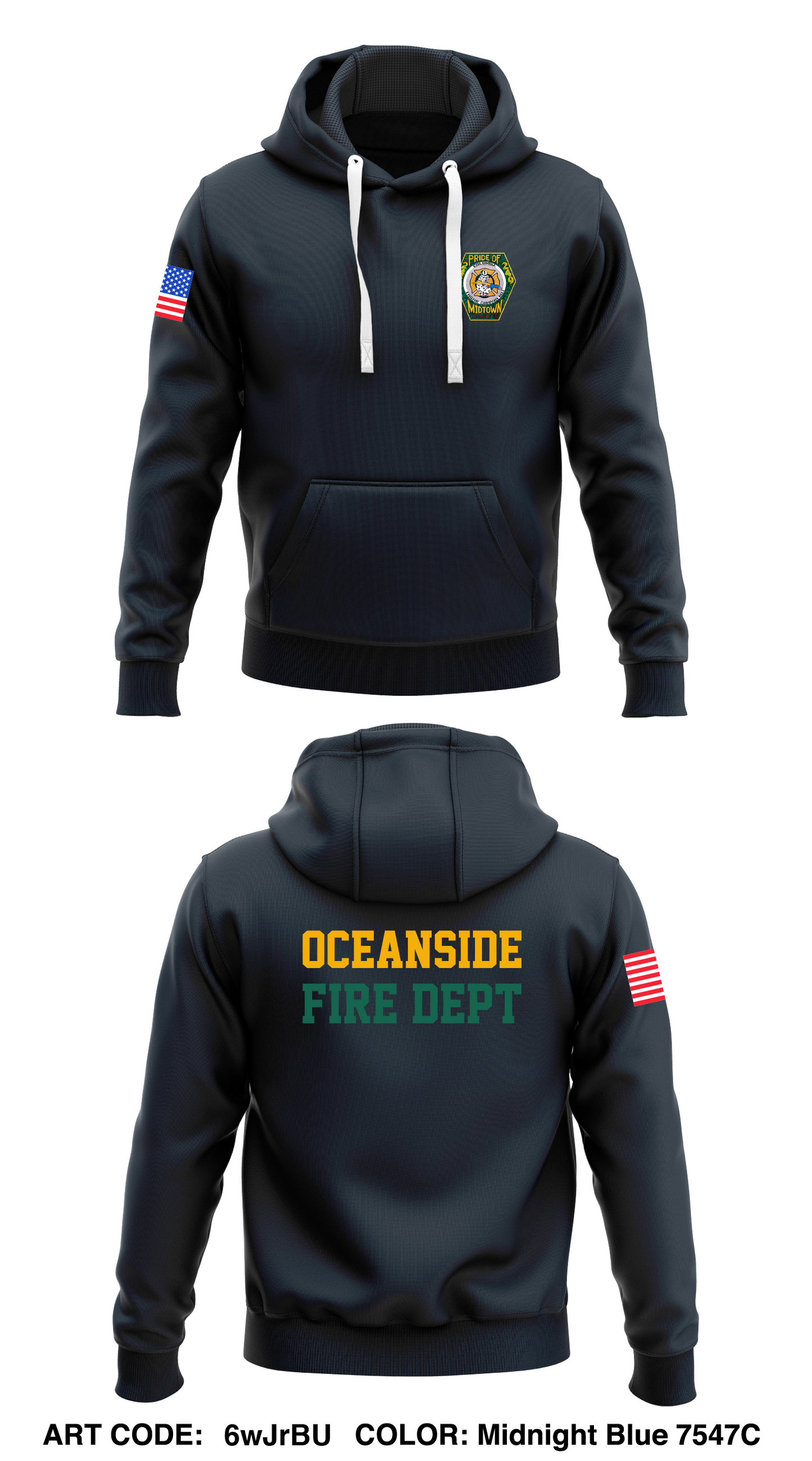 Columbia Engine Company #1 Store 1  Core Men's Hooded Performance Sweatshirt - 6wJrBU