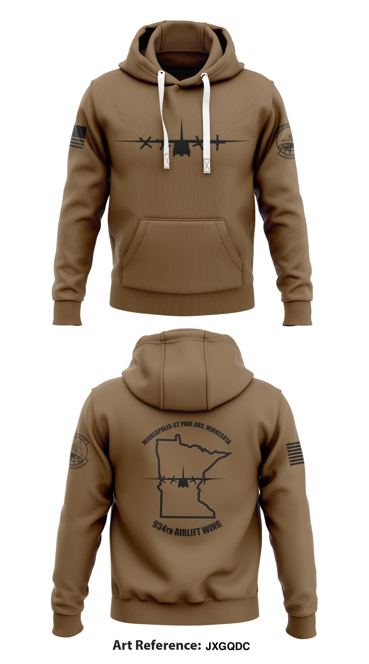 934th AES  Core Men's Hooded Performance Sweatshirt - JXGQdc