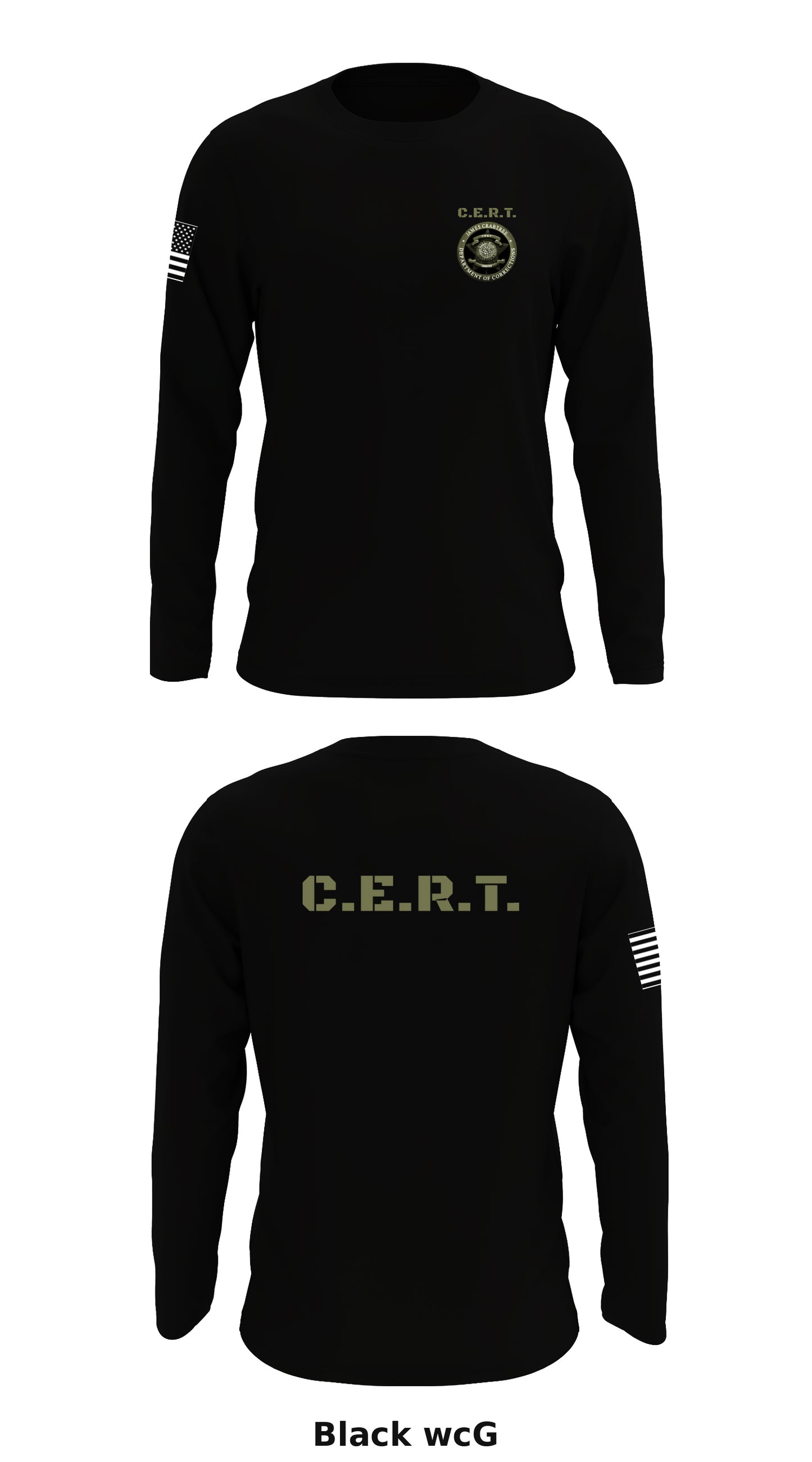 C.E.R.T. Store 1 Core Men's LS Performance Tee - wcG