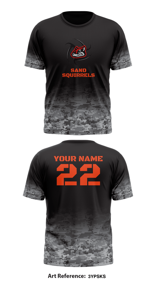 Sand Squirrels Store 1 Core Men's SS Performance Tee - 3YPsKS