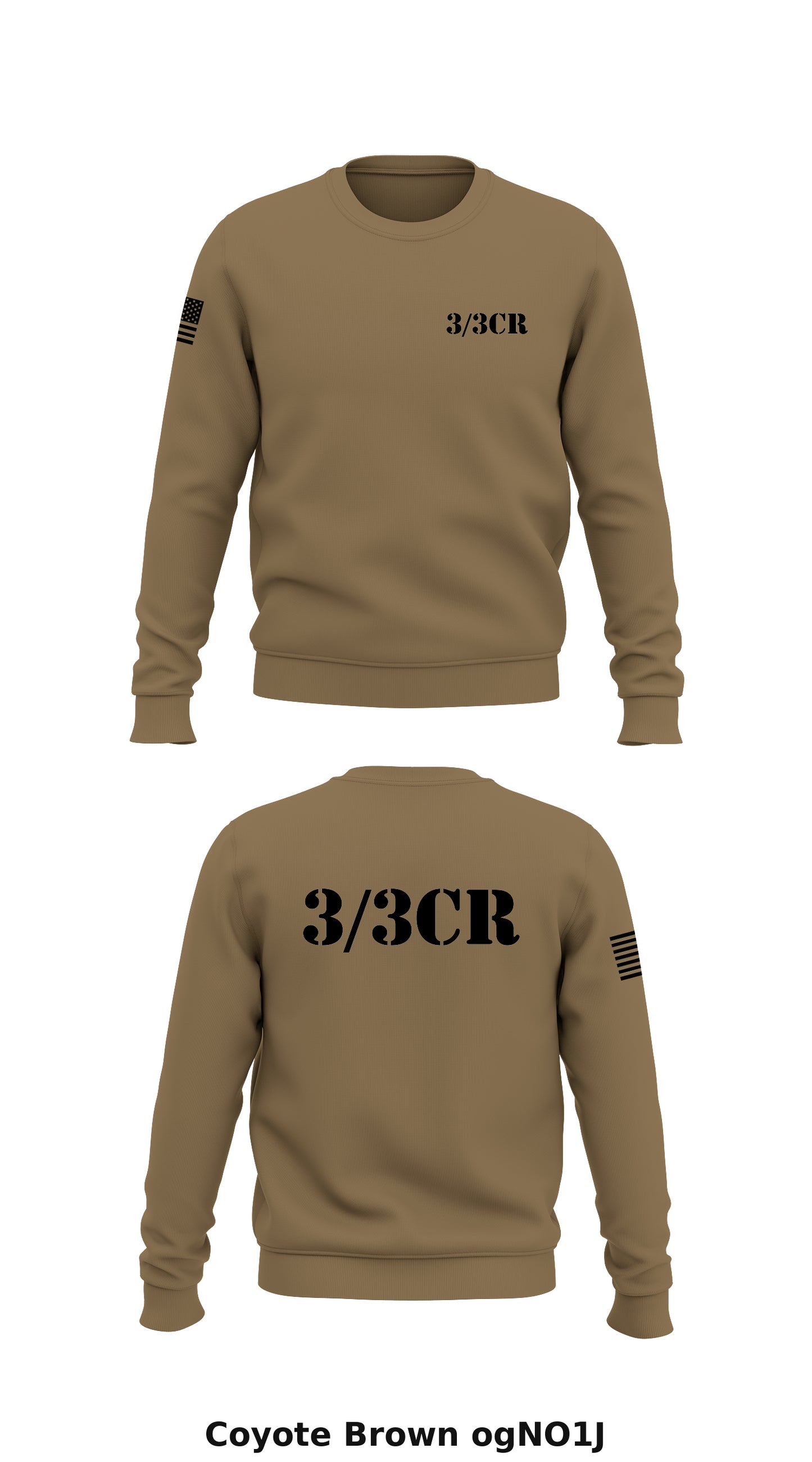 3/3cr Store 1 Core Men's Crewneck Performance Sweatshirt - ogNO1J