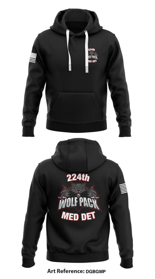 224th Preventive Medicine Det Store 1  Core Men's Hooded Performance Sweatshirt - DGbgMp