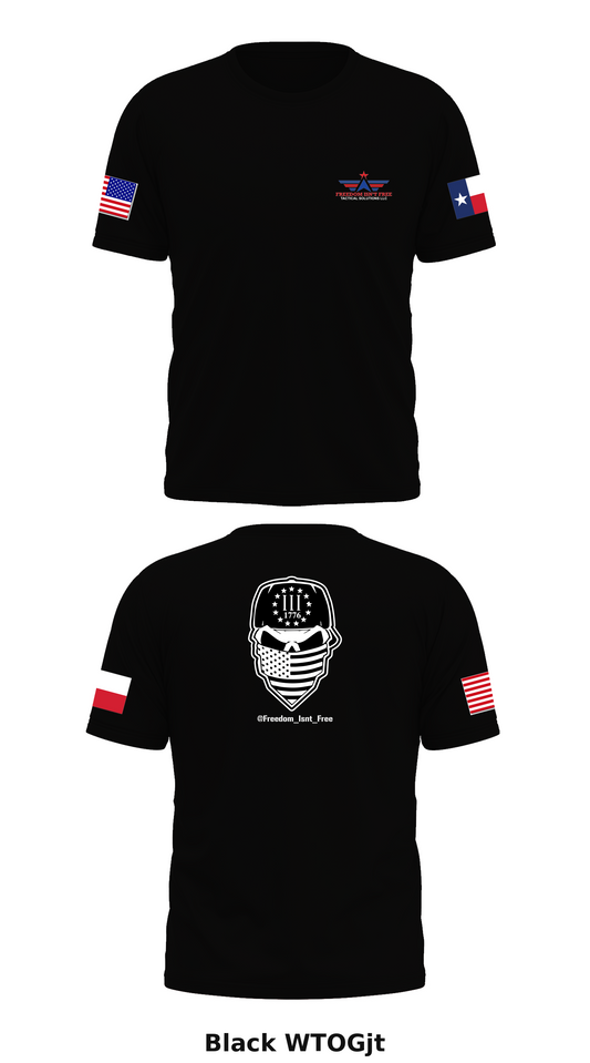 Freedom Ins’t Free Tactical Solutions LLC Store 1 Core Men's SS Performance Tee - WTOGjt