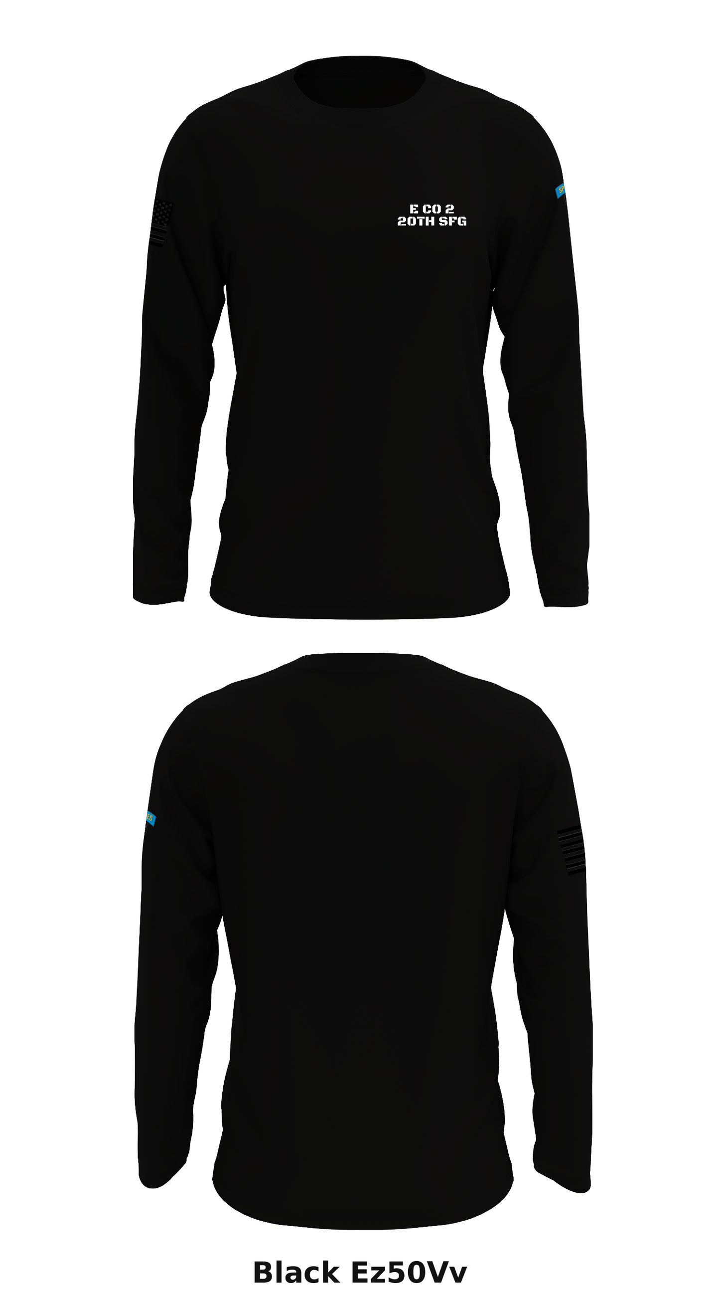 E Co 2 20th SFG Store 1 Core Men's LS Performance Tee - Ez50Vv