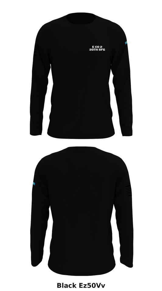 E Co 2 20th SFG Store 1 Core Men's LS Performance Tee - Ez50Vv